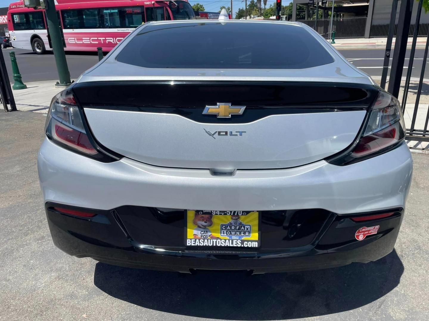 2018 SILVER /BLACK Chevrolet Volt LT (1G1RC6S57JU) with an 1.5L L4 DOHC 16V engine, CVT transmission, located at 744 E Miner Ave, Stockton, CA, 95202, (209) 944-5770, 37.956863, -121.282082 - Photo#11